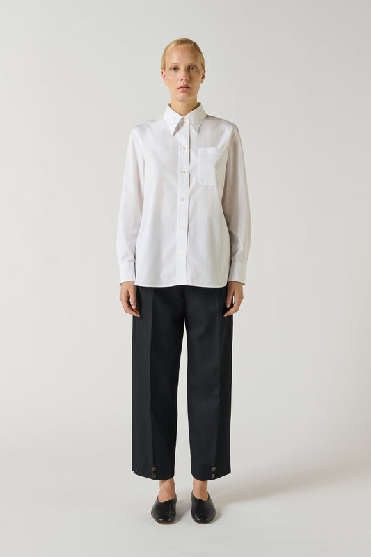 Chemise Saphir - Blanc - Coton - Femme