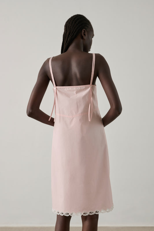 Robe Hillary - Rose Pâle - Coton - Femme