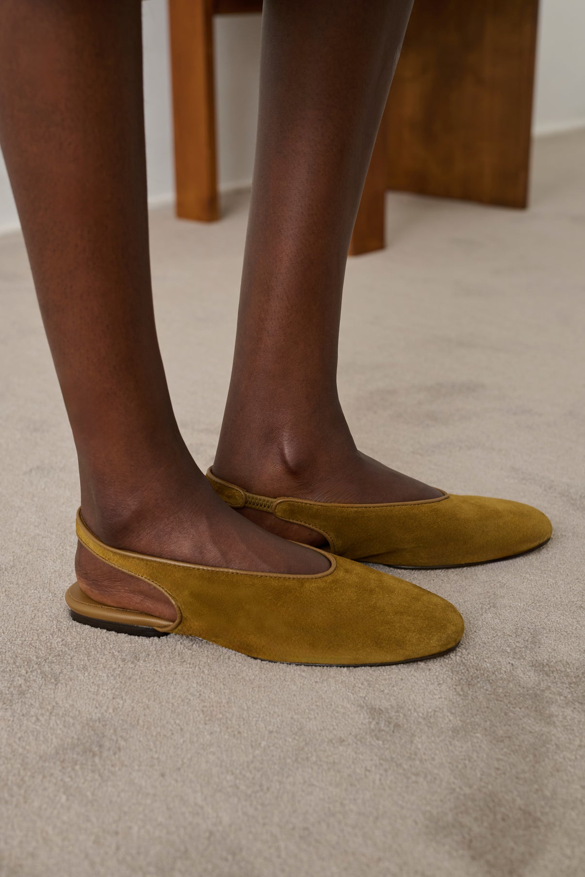 Slingbacks Emmett - Caramel - Cuir - Femme vue 2