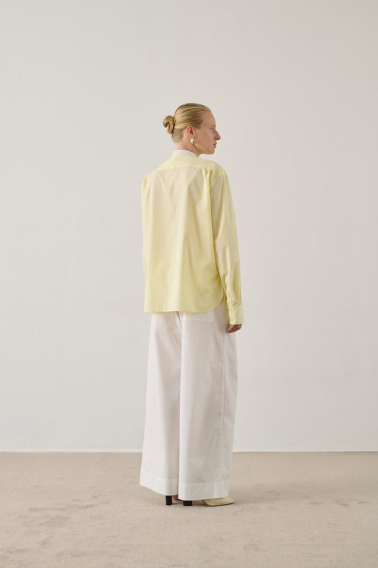 Chemise Bermudes - Jaune Vif - Coton - Femme