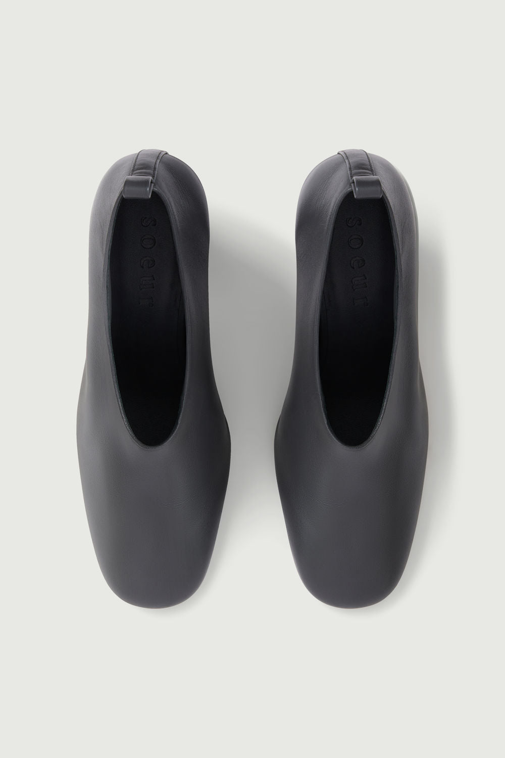 Escarpins Thea - Gris Anthracite - Cuir - Femme vue 4