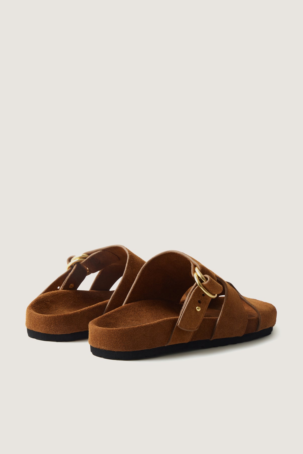 Mules Ambre - Cannelle - Cuir - Femme vue 3